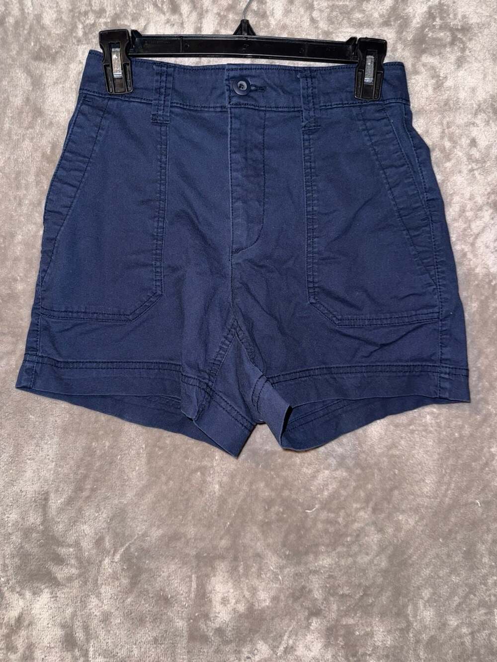 Old Navy High-Rise OG Chino Shorts Navy Blue Size XS